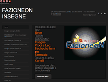 Tablet Screenshot of fazioneon.com